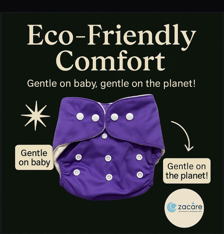 Premium Reusable Baby Cloth Diapers – Soft, Washable & Eco-Friendly