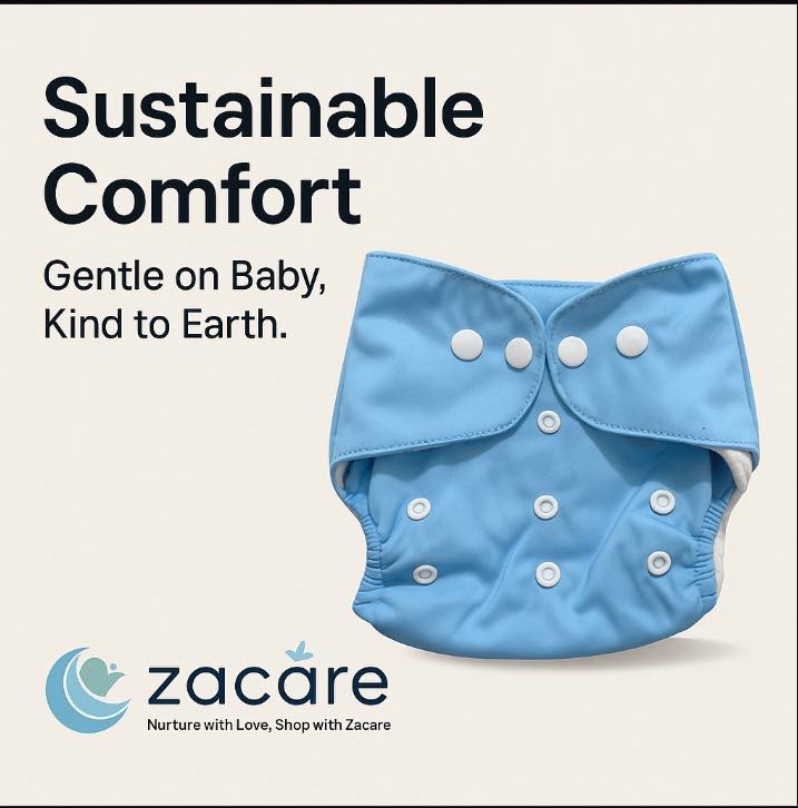 Premium Reusable Baby Cloth Diapers – Soft, Washable & Eco-Friendly