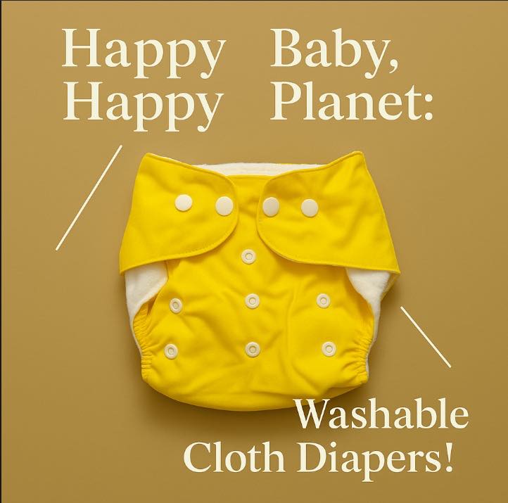 Premium Reusable Baby Cloth Diapers – Soft, Washable & Eco-Friendly