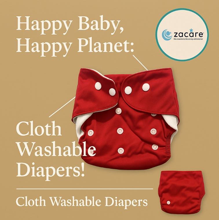 Premium Reusable Baby Cloth Diapers – Soft, Washable & Eco-Friendly
